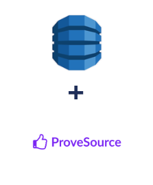 Amazon DynamoDB ve ProveSource entegrasyonu