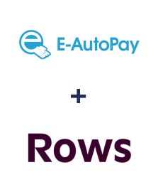 E-Autopay ve Rows entegrasyonu