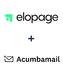 Elopage ve Acumbamail entegrasyonu