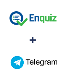 Enquiz ve Telegram entegrasyonu