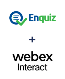 Enquiz ve Webex Interact entegrasyonu