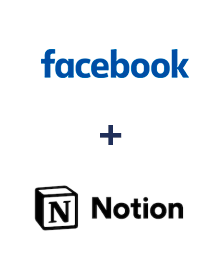 Facebook ve Notion entegrasyonu