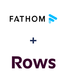 Fathom ve Rows entegrasyonu