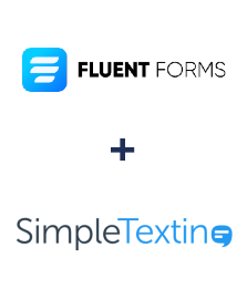 Fluent Forms Pro ve SimpleTexting entegrasyonu