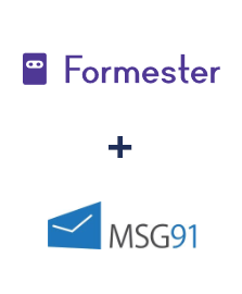 Formester ve MSG91 entegrasyonu