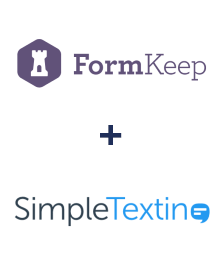 FormKeep ve SimpleTexting entegrasyonu