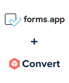 forms.app ve ConvesioConvert entegrasyonu