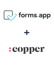 forms.app ve Copper entegrasyonu
