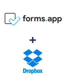 forms.app ve Dropbox entegrasyonu