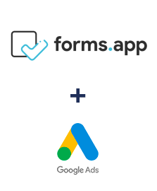 forms.app ve Google Ads entegrasyonu