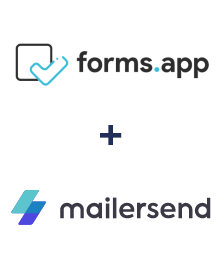 forms.app ve MailerSend entegrasyonu