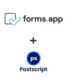 forms.app ve Postscript entegrasyonu