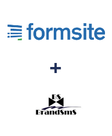 Formsite ve BrandSMS  entegrasyonu