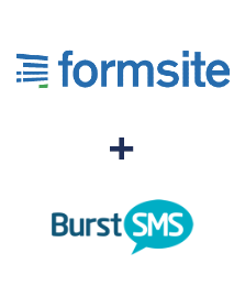 Formsite ve Burst SMS entegrasyonu