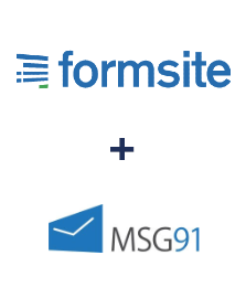 Formsite ve MSG91 entegrasyonu