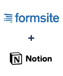 Formsite ve Notion entegrasyonu