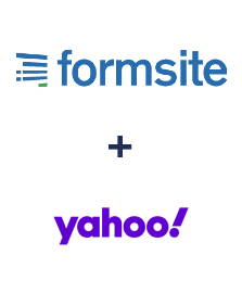 Formsite ve Yahoo! entegrasyonu