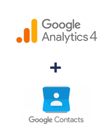 Google Analytics 4 ve Google Contacts entegrasyonu