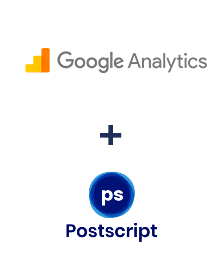 Google Analytics ve Postscript entegrasyonu