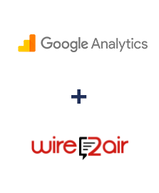 Google Analytics ve Wire2Air entegrasyonu