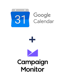 Google Calendar ve Campaign Monitor entegrasyonu