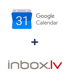 Google Calendar ve INBOX.LV entegrasyonu