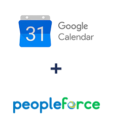 Google Calendar ve PeopleForce entegrasyonu