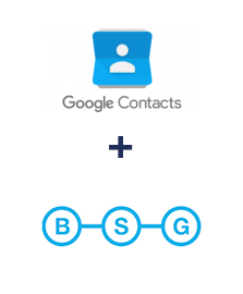 Google Contacts ve BSG world entegrasyonu
