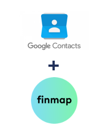 Google Contacts ve Finmap entegrasyonu