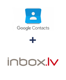 Google Contacts ve INBOX.LV entegrasyonu