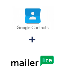 Google Contacts ve MailerLite entegrasyonu