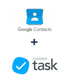 Google Contacts ve MeisterTask entegrasyonu