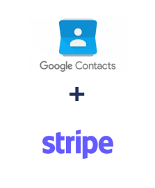 Google Contacts ve Stripe entegrasyonu