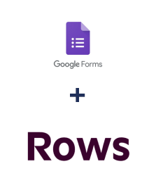 Google Forms ve Rows entegrasyonu