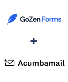 GoZen Forms ve Acumbamail entegrasyonu