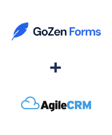 GoZen Forms ve Agile CRM entegrasyonu