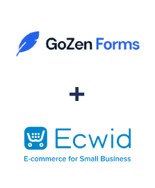 GoZen Forms ve Ecwid entegrasyonu