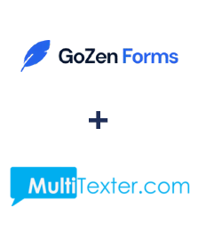 GoZen Forms ve Multitexter entegrasyonu