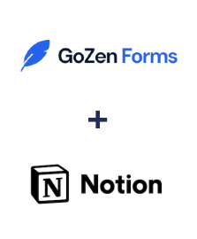 GoZen Forms ve Notion entegrasyonu