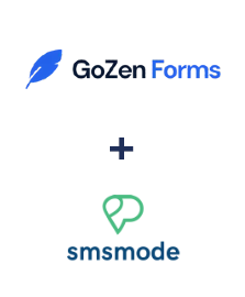 GoZen Forms ve smsmode entegrasyonu