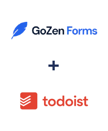 GoZen Forms ve Todoist entegrasyonu