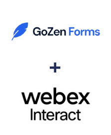 GoZen Forms ve Webex Interact entegrasyonu
