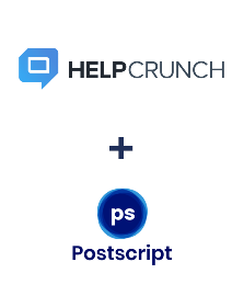 HelpCrunch ve Postscript entegrasyonu