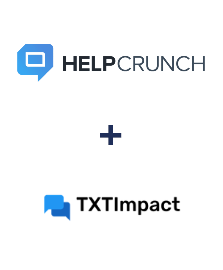 HelpCrunch ve TXTImpact entegrasyonu