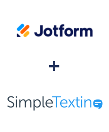 Jotform ve SimpleTexting entegrasyonu