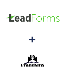 LeadForms ve BrandSMS  entegrasyonu