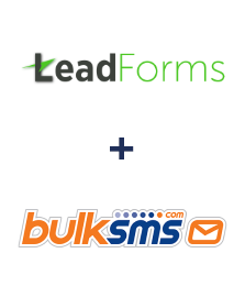 LeadForms ve BulkSMS entegrasyonu