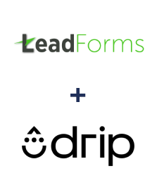 LeadForms ve Drip entegrasyonu