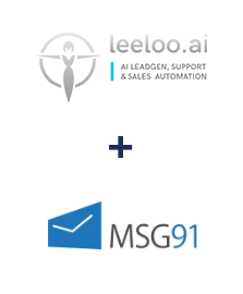 Leeloo ve MSG91 entegrasyonu