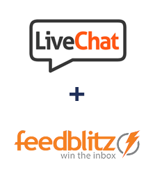 LiveChat ve FeedBlitz entegrasyonu